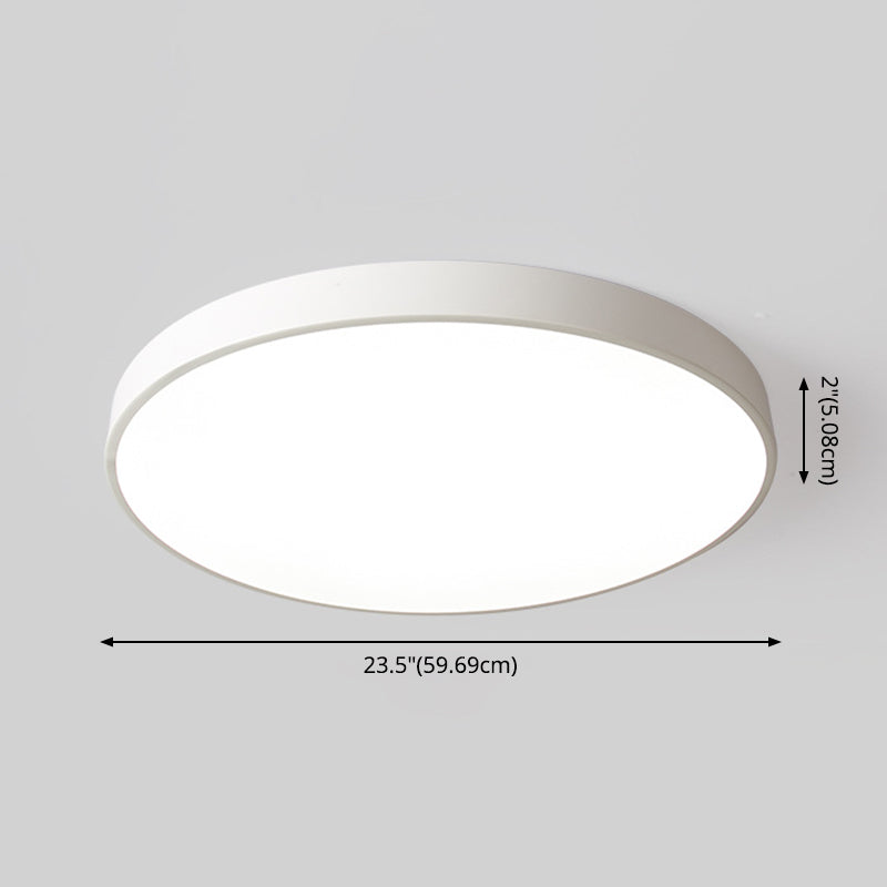 Circular Flush Mount Light Fixture Modern Acrylic Flush Mount