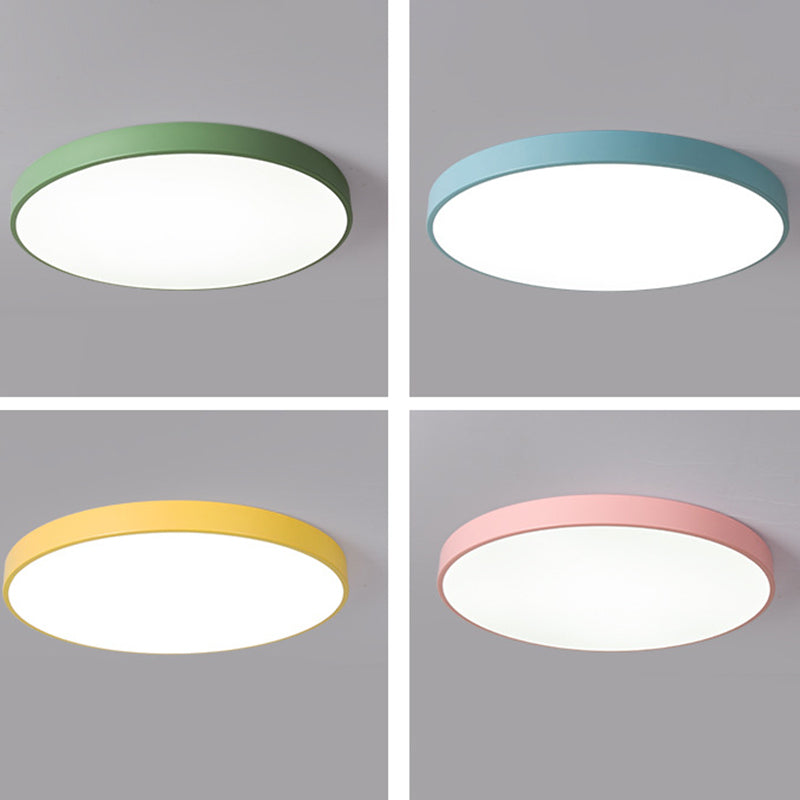 Circular Flush Mount Light Fixture Modern Acrylic Flush Mount