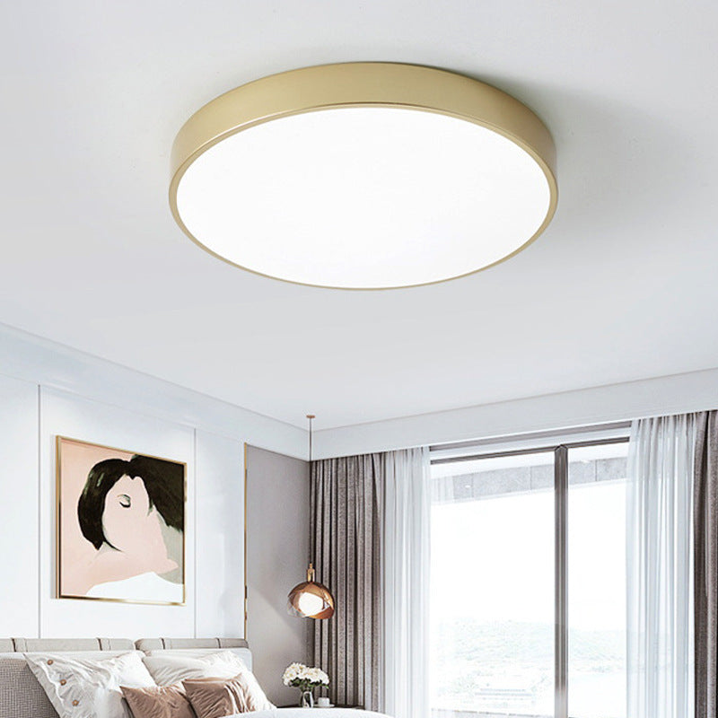 Circular Flush Mount Ceiling Fixture Modern Acrylic Flush Light