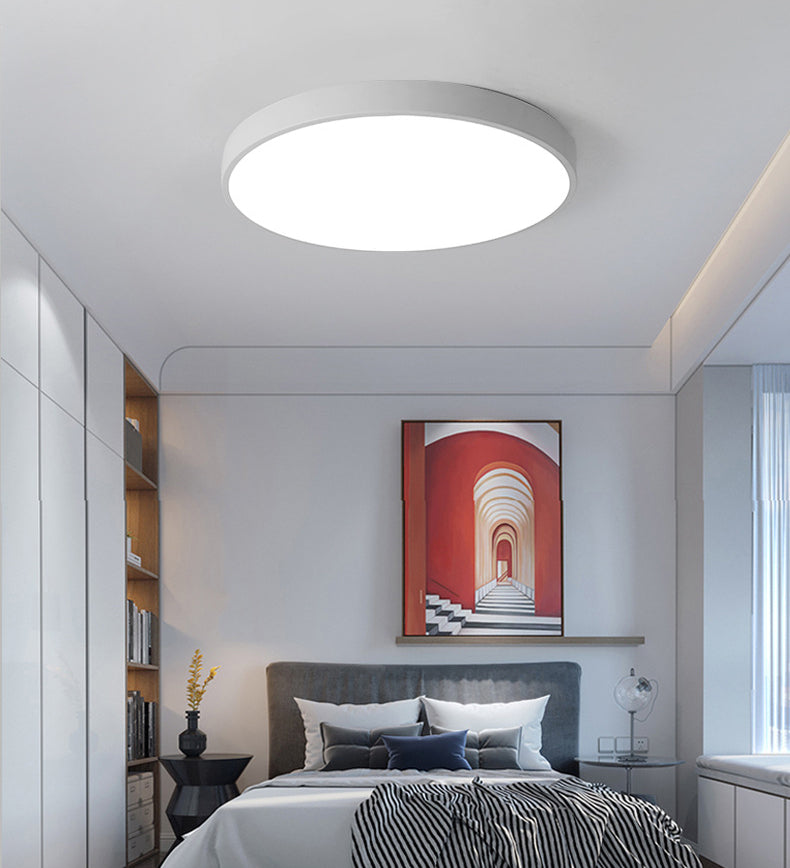 Circular Flush Mount Ceiling Fixture Modern Acrylic Flush Light