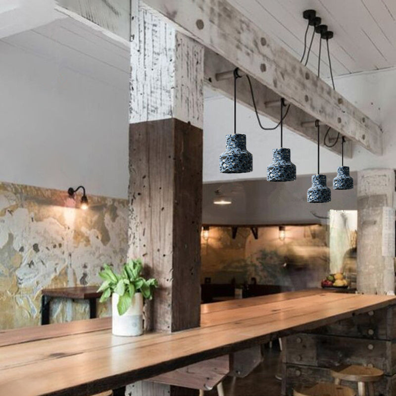 Schattierter Stein nach unten Mini Anhänger zeitgenössischer Stil Anhänger Beleuchtung für das Restaurant