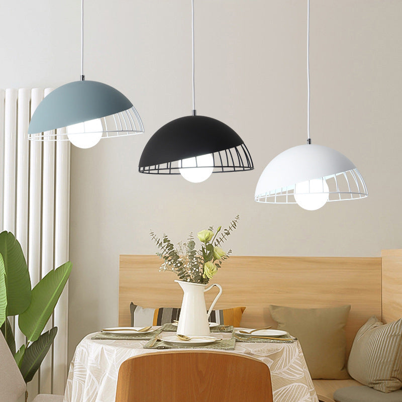 Metal Dome Ceiling Pendant Light Simplicity Style Pendant Light Kit for Dinning Room