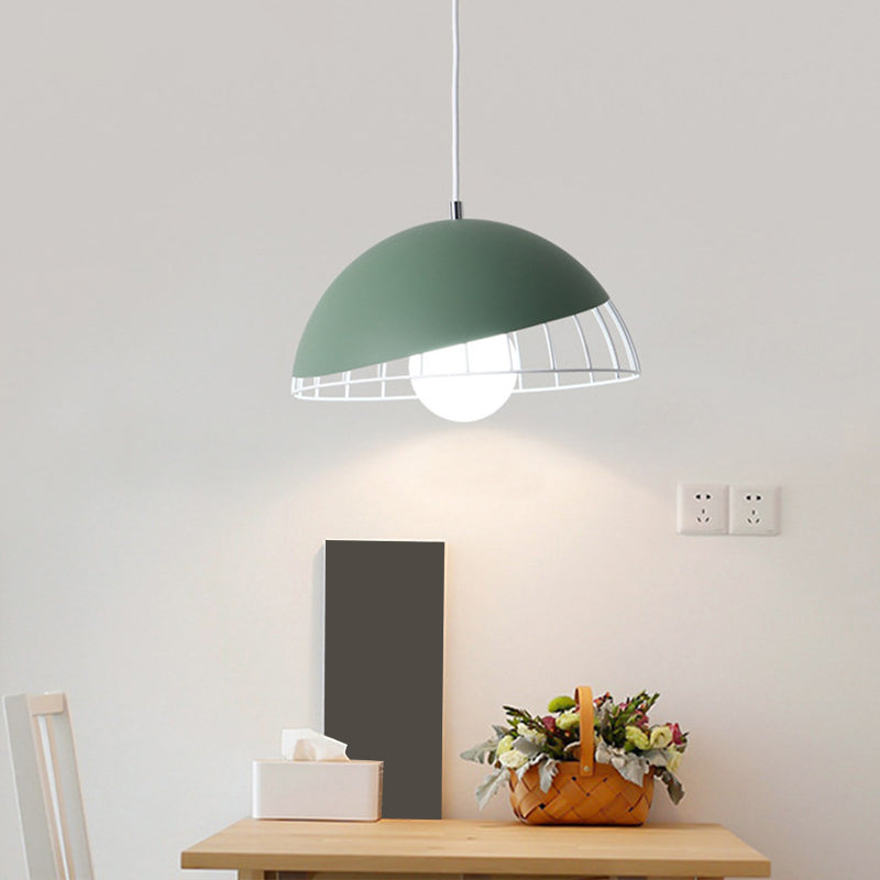 Metal Dome Ceiling Pendant Light Simplicity Style Pendant Light Kit for Dinning Room