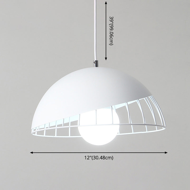 Metal Dome Ceiling Pendant Light Simplicity Style Pendant Light Kit for Dinning Room
