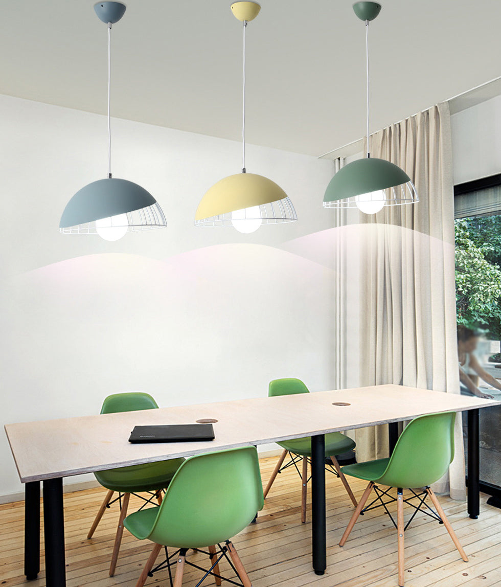 Metal Dome Ceiling Pendant Light Simplicity Style Pendant Light Kit for Dinning Room