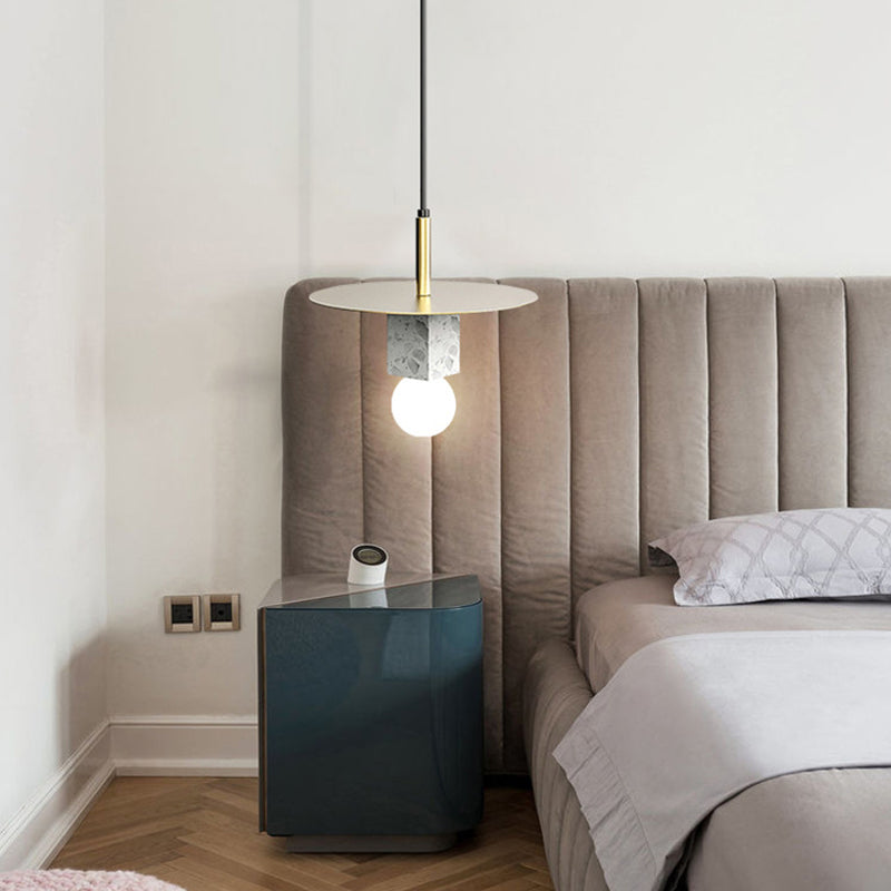 Gearceerde verlichting hanger hedendaagse stijl stenen slaapkamer hanger verlichting verlichting armatuur