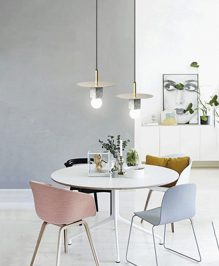 Schattierte Beleuchtung Anhänger zeitgenössischer Stil Steinschlafzimmer Anhänger Beleuchtung