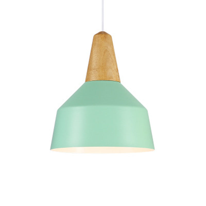 Trota in legno in metallo Trota sospesa a sospensione Simplicità Simplicità Apparecchio di illuminazione a sospensione per camera da letto