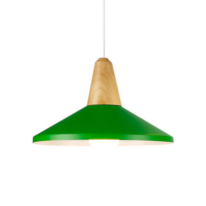 Trota in legno in metallo Trota sospesa a sospensione Simplicità Simplicità Apparecchio di illuminazione a sospensione per camera da letto