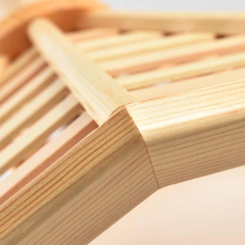 Japanse stijl houten huis kroonluchter handgemaakte houten hanglamp voor bar balkon