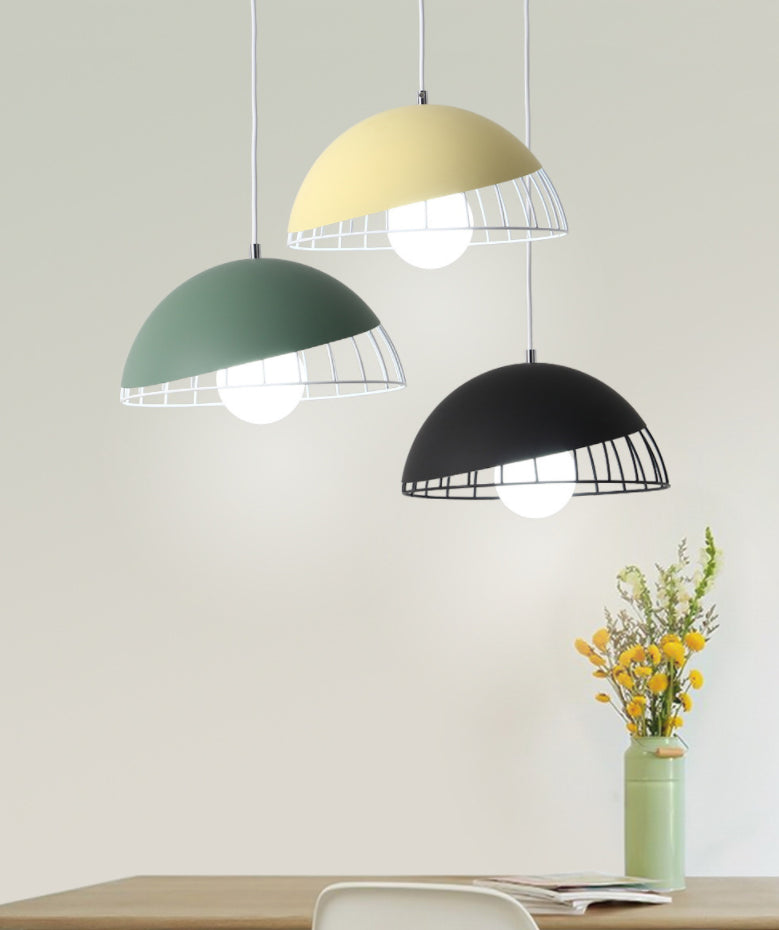Metal Dome Ceiling Pendant Light Simplicity Style Pendant Light Kit for Dinning Room