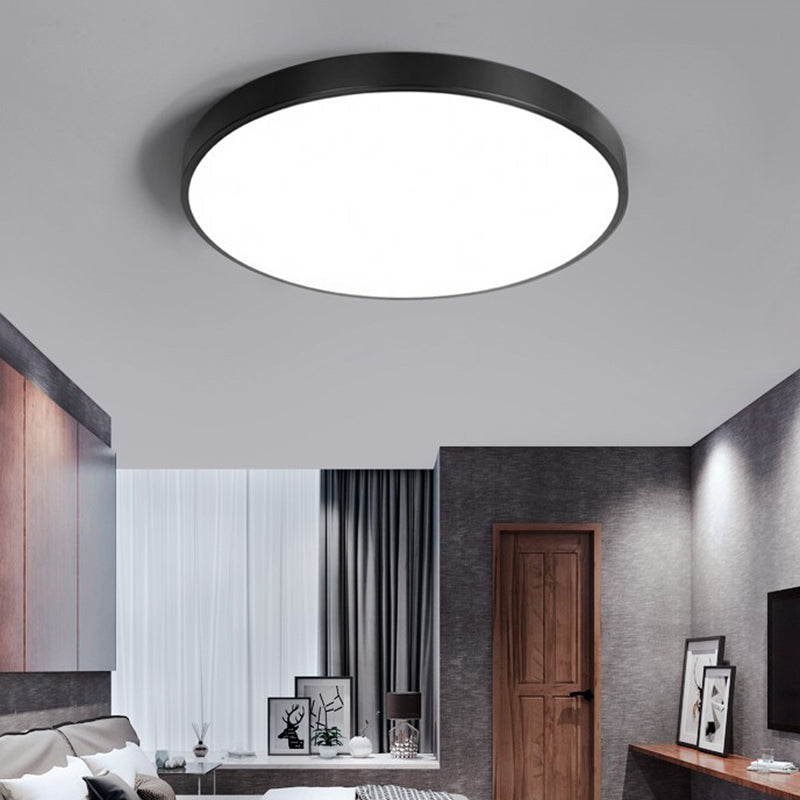Circular Flush Mount Light Fixture Modern Acrylic Flush Mount