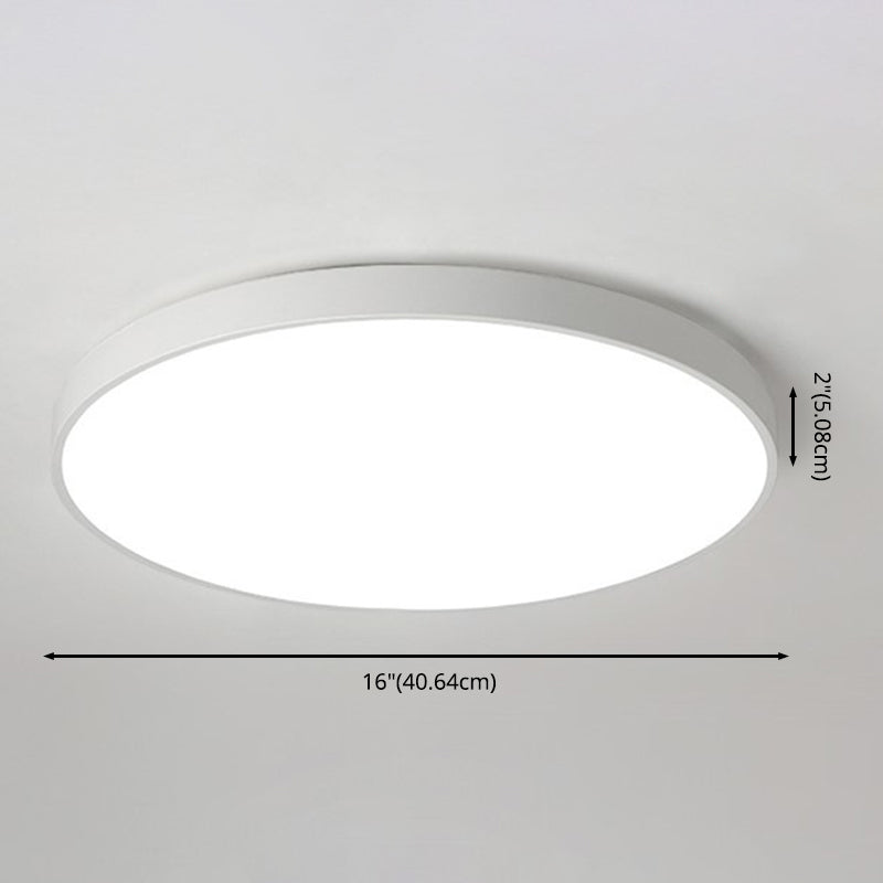 Circular Flush Mount Light Fixture Modern Acrylic Flush Mount