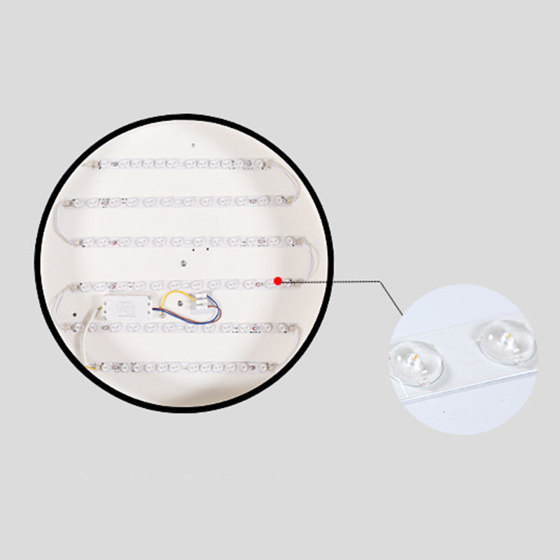 Circular Flush Mount Light Fixture Modern Acrylic Flush Mount