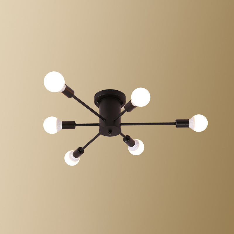 Faculteur de plafond en métal créatif de style nordique