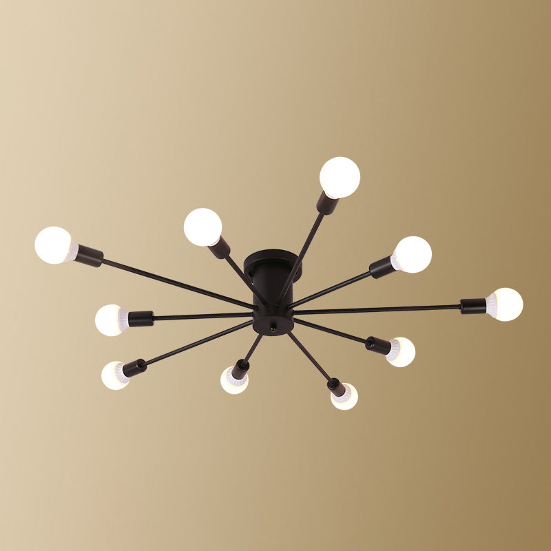 Faculteur de plafond en métal créatif de style nordique