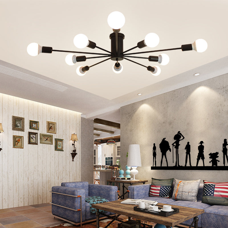 Faculteur de plafond en métal créatif de style nordique