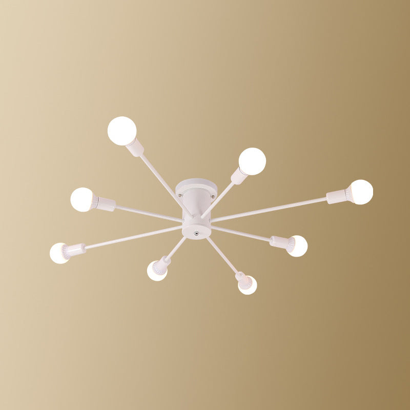 Faculteur de plafond en métal créatif de style nordique