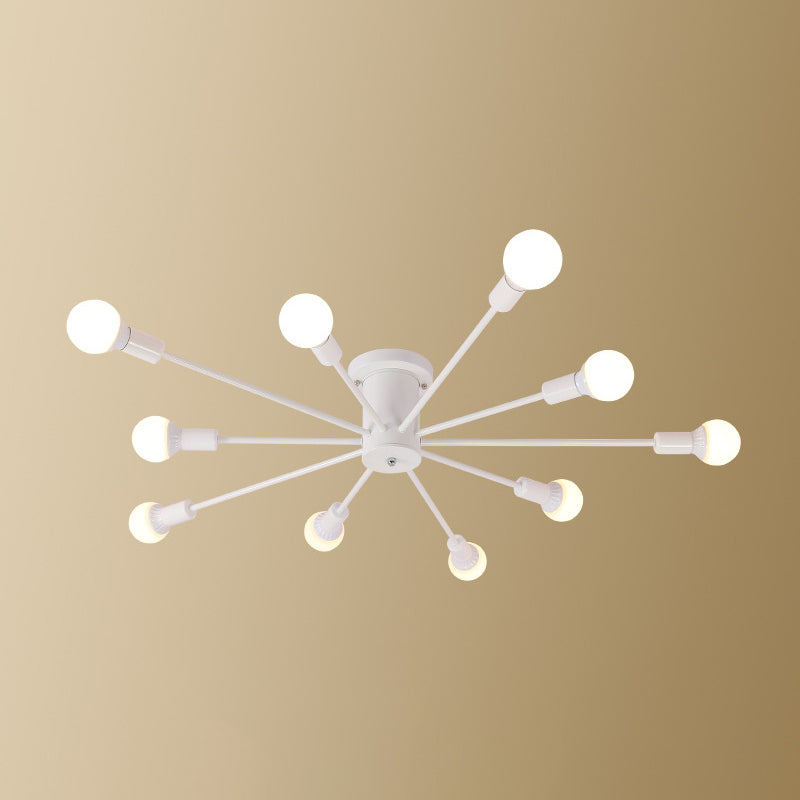 Faculteur de plafond en métal créatif de style nordique
