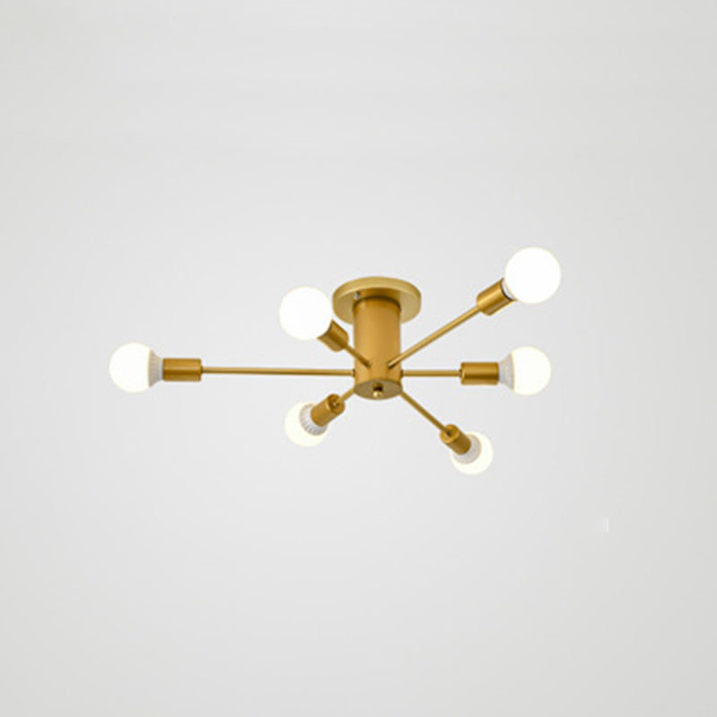 Faculteur de plafond en métal créatif de style nordique