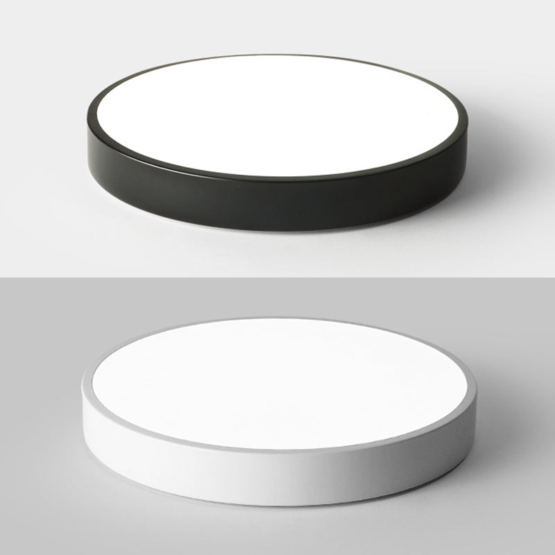 Plafonnier LED rond en acrylique, luminaire de Style nordique simple, pour couloir d'entrée