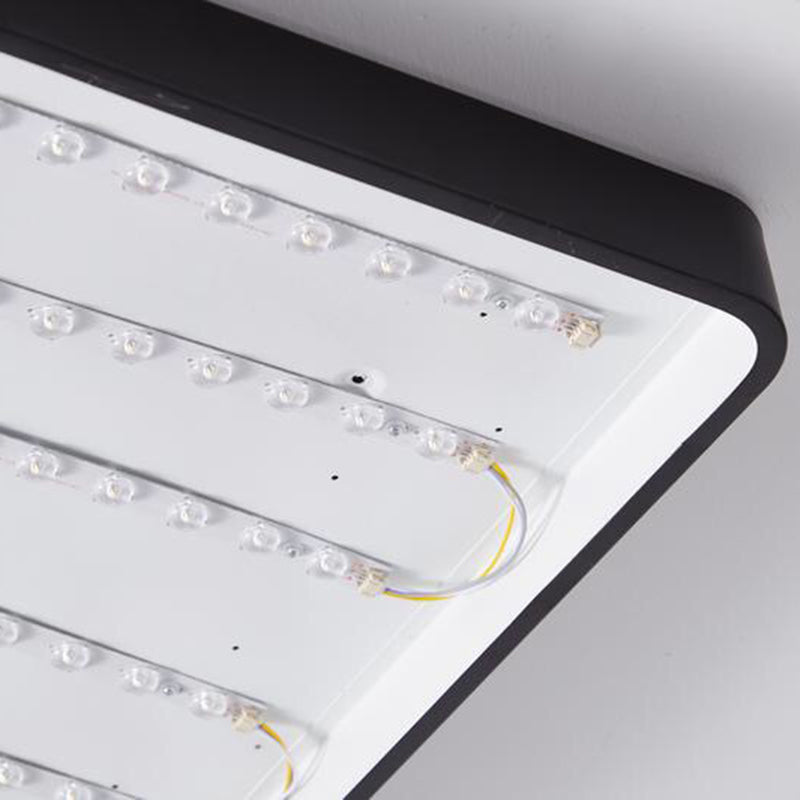 Rectangular Flush Mount Light Fixtures Modern Acrylic Flush Light