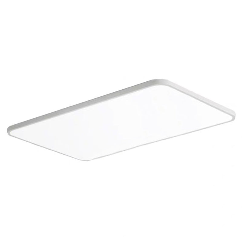 Rectangular Flush Mount Light Fixtures Modern Acrylic Flush Light