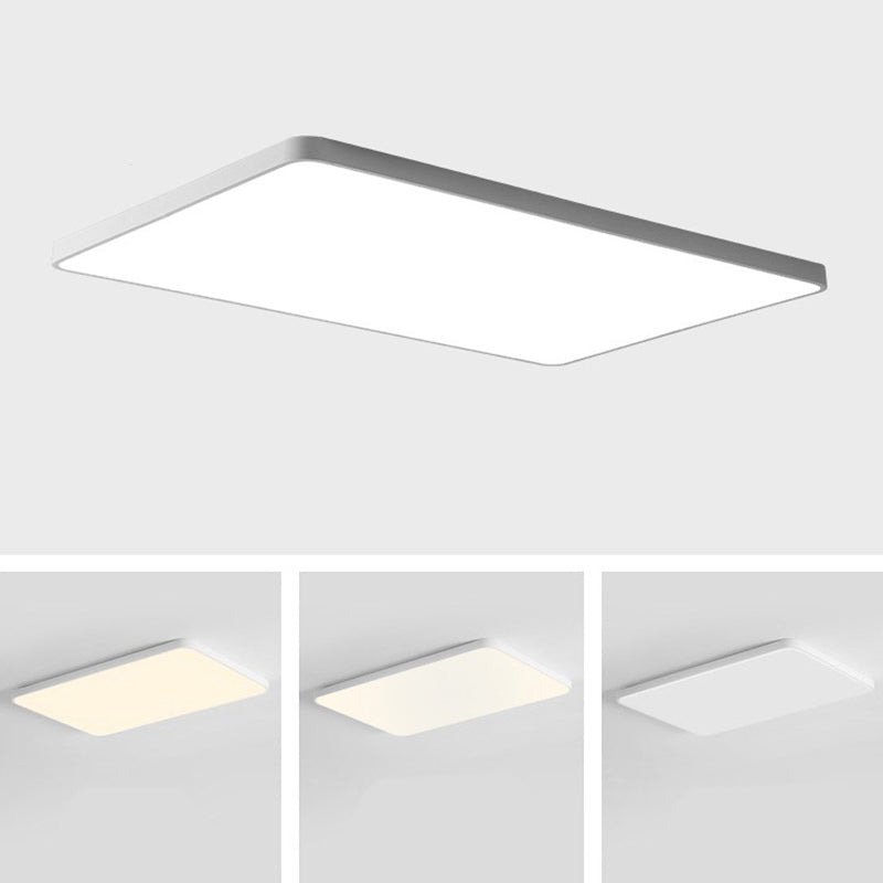 Rectangular Flush Mount Light Fixtures Modern Acrylic Flush Light