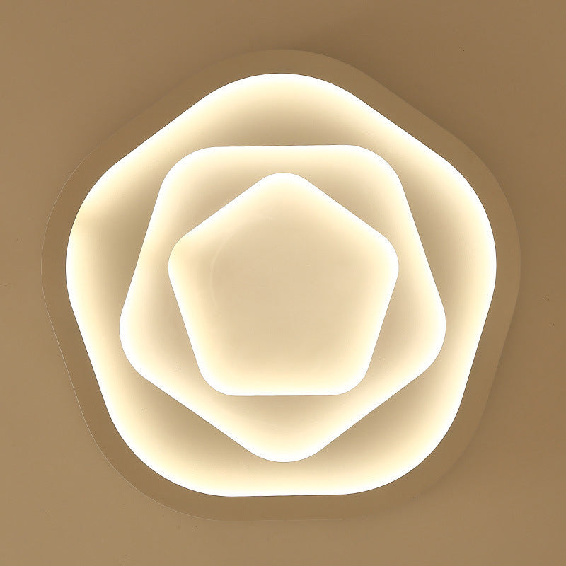 Geometrische inbouwlamp Moderne acrylinbouw