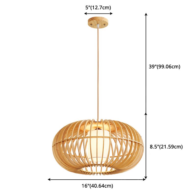 Holzkäfig Anhänger Licht modern