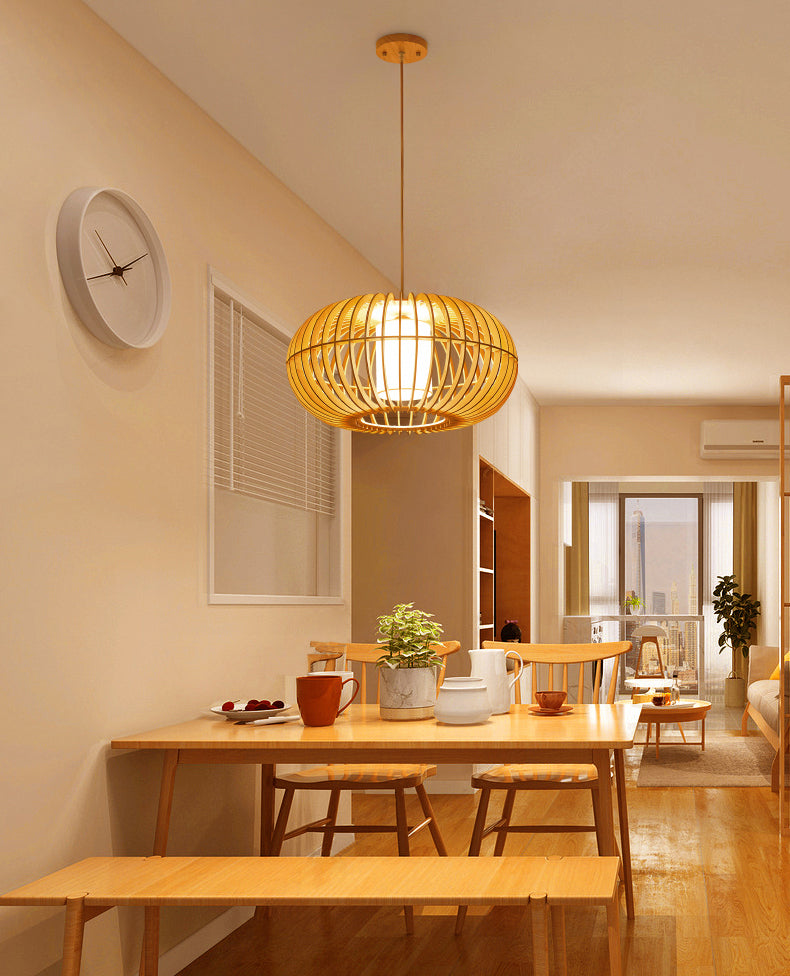 Holzkäfig Anhänger Licht modern