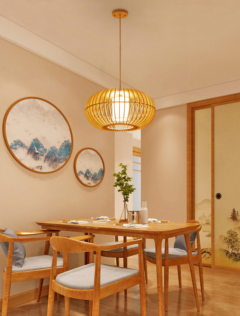 Holzkäfig Anhänger Licht modern