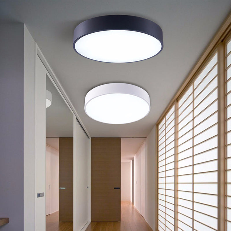 Ronde inbouwverlichtingsarmaturen Moderne acryl 1-lichts plafondlamp