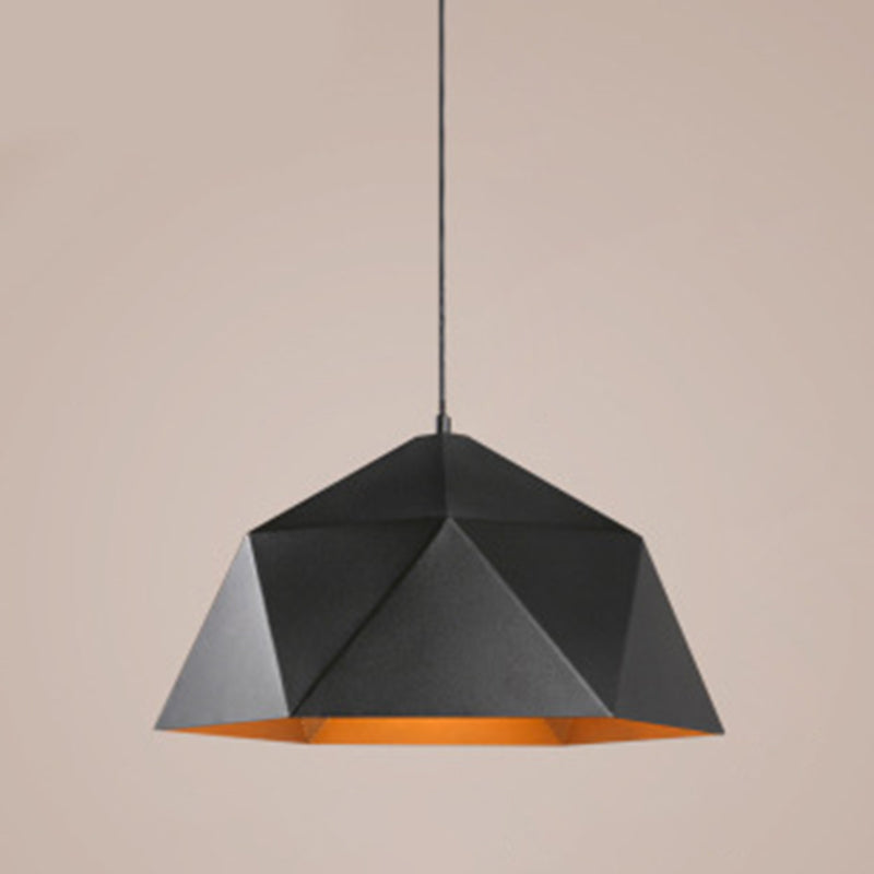 Diamond Dining Room Pendant Ceiling Light  Modern Style Metal 1 Light Hanging Ceiling Light