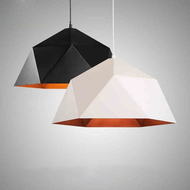 Diamond Dining Room Pendant Ceiling Light  Modern Style Metal 1 Light Hanging Ceiling Light