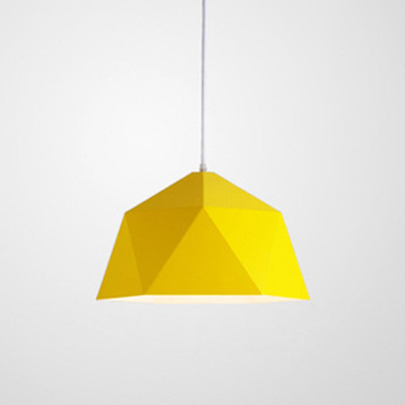 Diamond Dining Room Pendant Ceiling Light  Modern Style Metal 1 Light Hanging Ceiling Light