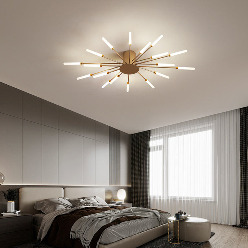 Modern Slender Bar Ceiling Flush Mount Lights Acrylic Ceiling Light