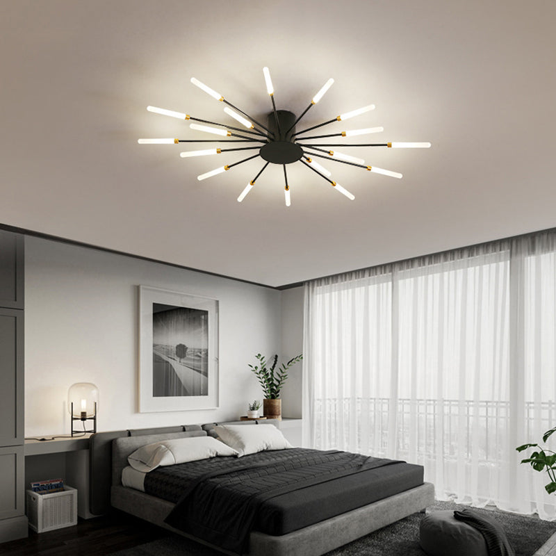 Modern Slender Bar Ceiling Flush Mount Lights Acrylic Ceiling Light