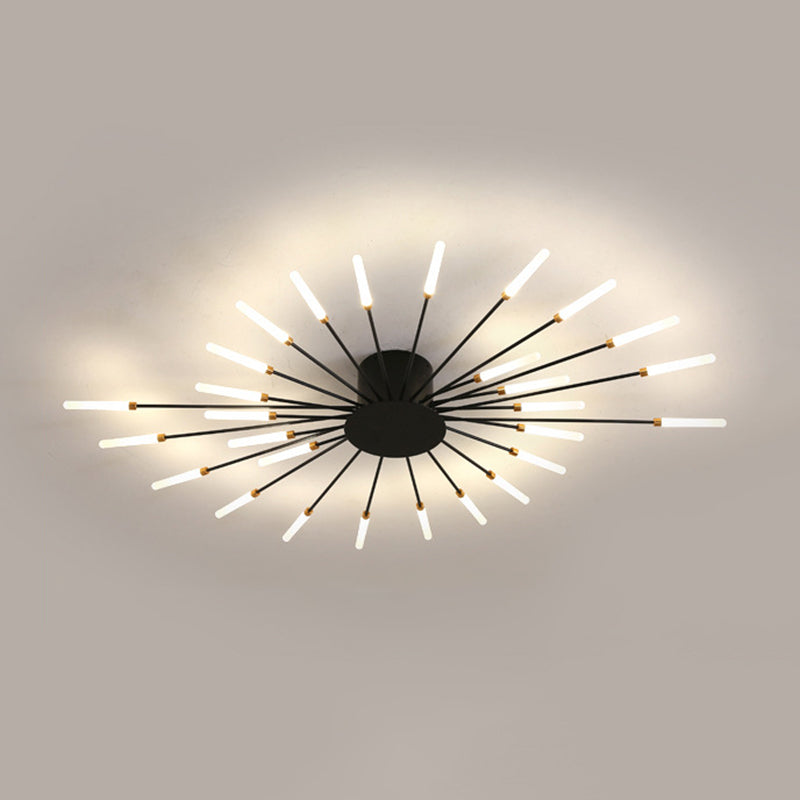 Modern Slender Bar Ceiling Flush Mount Lights Acrylic Ceiling Light