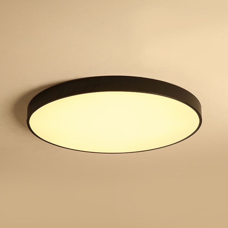 Le bâti affleurant acrylique moderne de plafonniers circulaires de bâti a mené des lumières