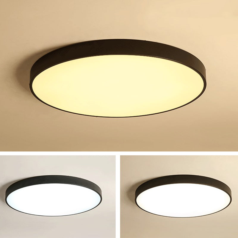 Le bâti affleurant acrylique moderne de plafonniers circulaires de bâti a mené des lumières