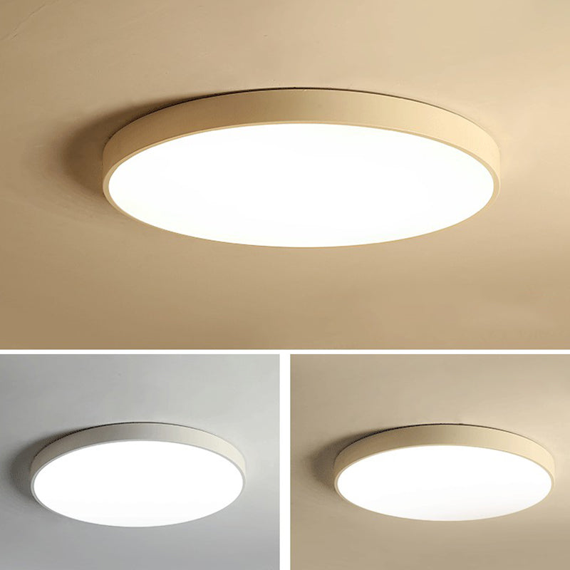 Le bâti affleurant acrylique moderne de plafonniers circulaires de bâti a mené des lumières