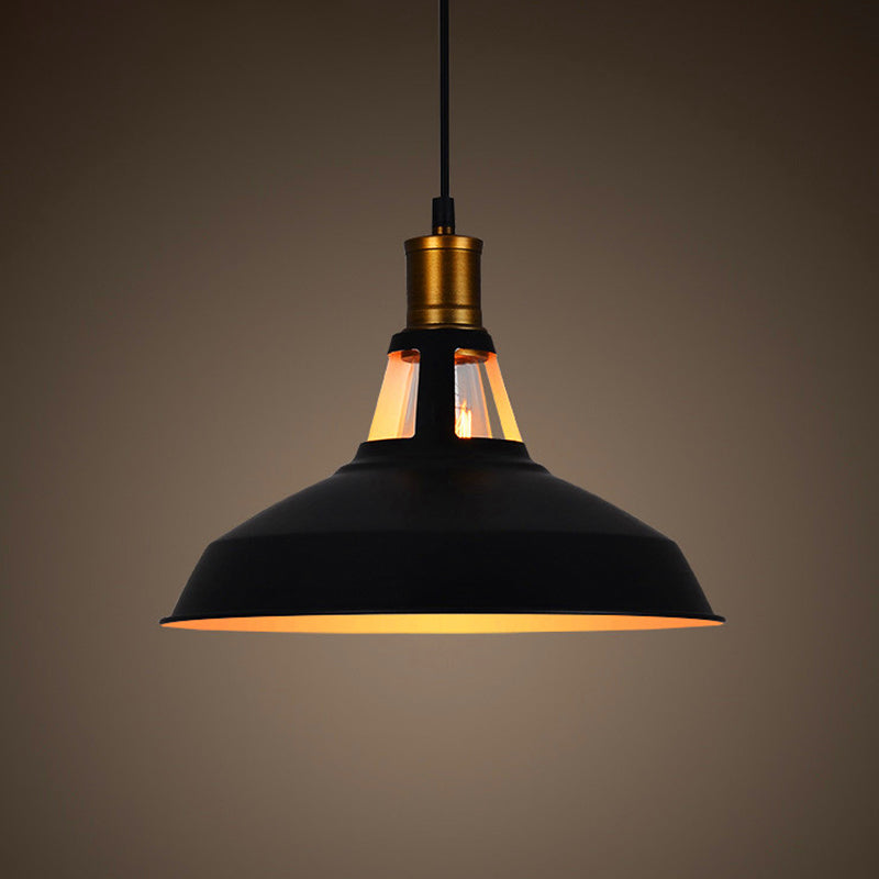 Assalto a sospensione Light Vintage Style Restaurant Light Segret con tonalità in metallo dipinto