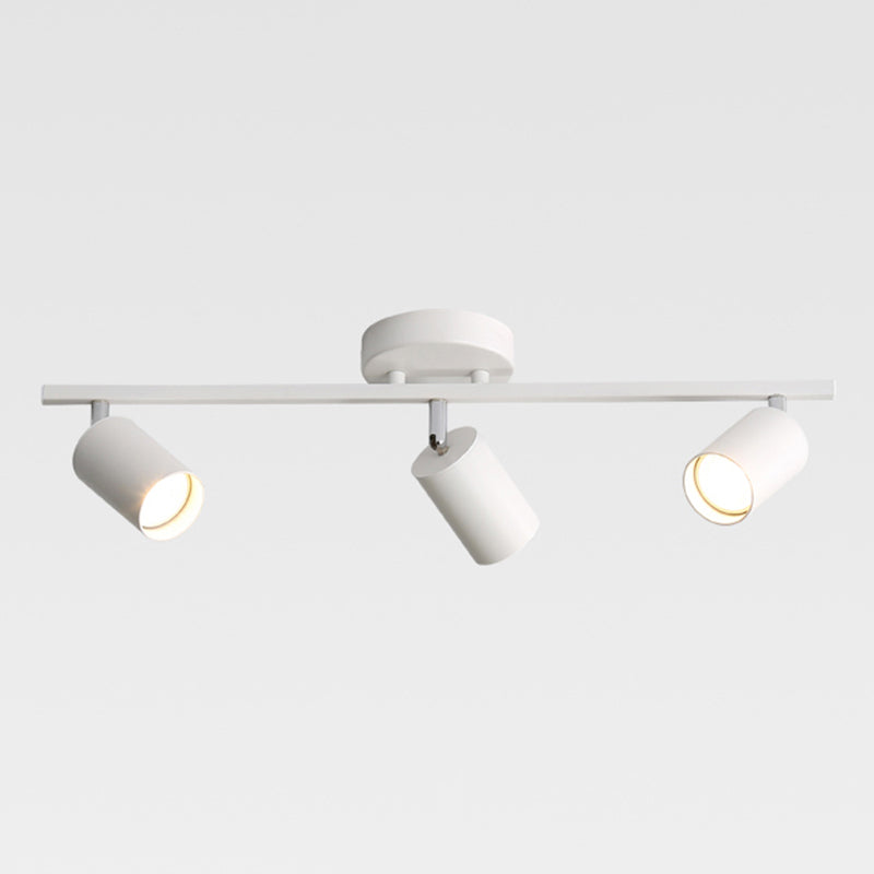 Luz LED de montaje en la pista de metal cilíndrico nórdico para la cocina y el dormitorio