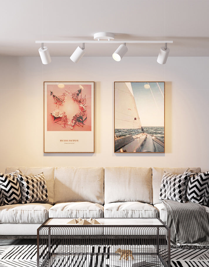 Moderno binario Illuminazione Minimalista Stile Superficie Montato e Regolabile Ferro Downlight per Soggiorno Casa senza Luce Principale