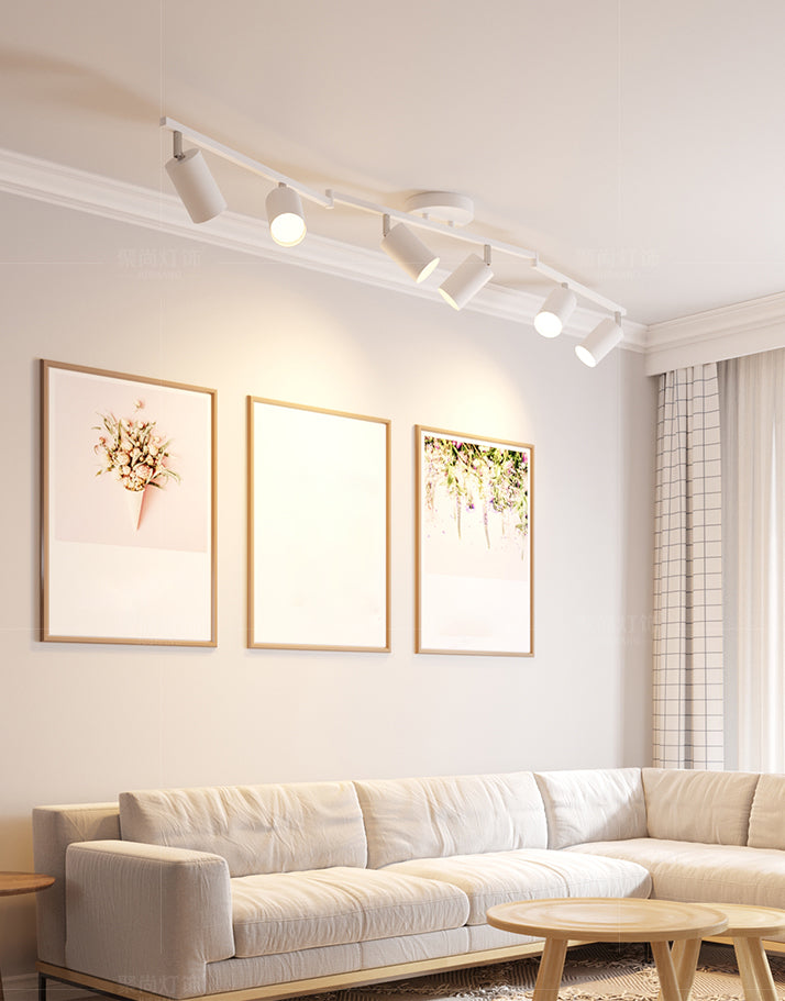Moderno binario Illuminazione Minimalista Stile Superficie Montato e Regolabile Ferro Downlight per Soggiorno Casa senza Luce Principale