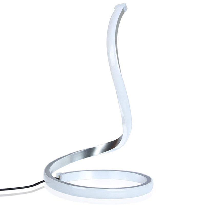 Lampada da notte a LED per camera da letto in metallo Semplicità creativa da comodino a forma di serpente