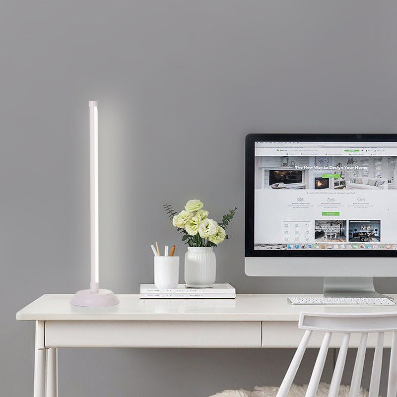 Table LED linéaire Light Acrylique Simplicité Lampe nocturne avec cordon d'alimentation USB