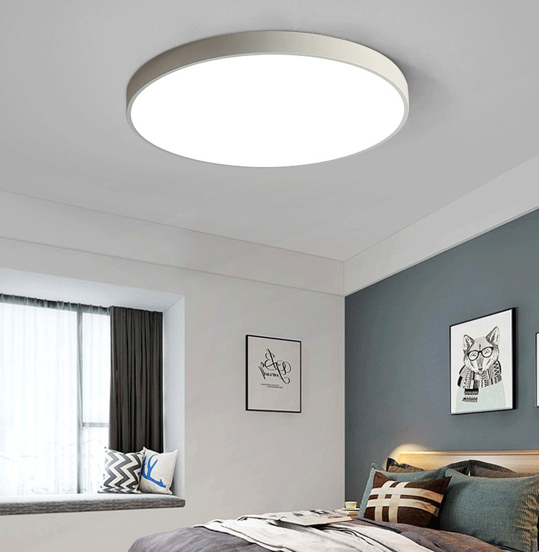Le bâti affleurant acrylique moderne de plafonniers circulaires de bâti a mené des lumières