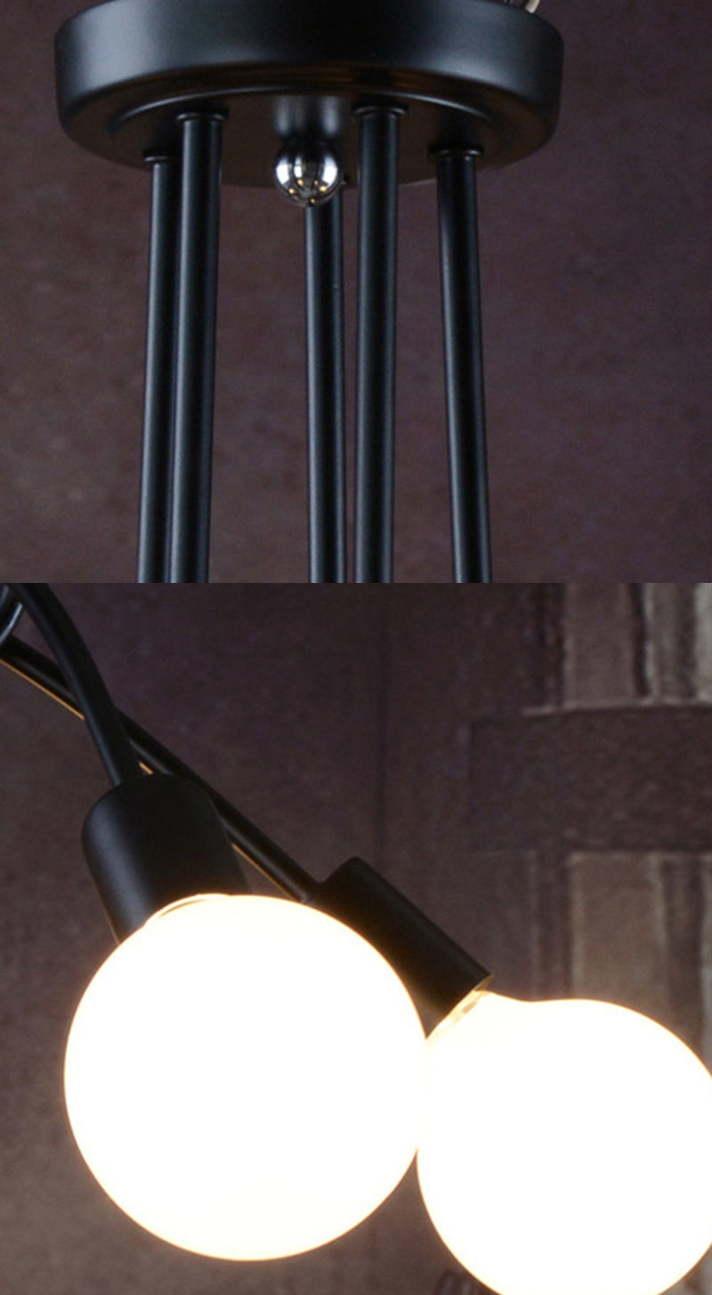 Accesorio de iluminación de techo de techo de curvatura de bobinado de bobinado esmerilado